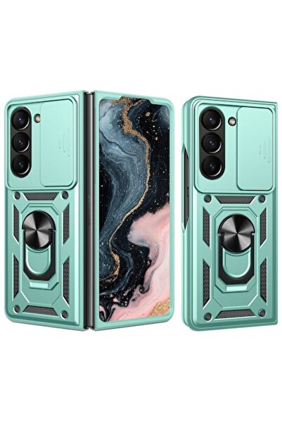 Optim Solution Husa Shutter Spate Armor Ring Lens Cover pentru Samsung Galaxy...