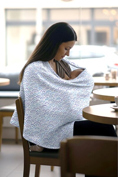 LUCKKA Κέλυφος |   Σαλιάρα θηλασμού με στάμπα από 100% βαμβάκι 2 στρώσεων μουσελίνας - ZTSHELL