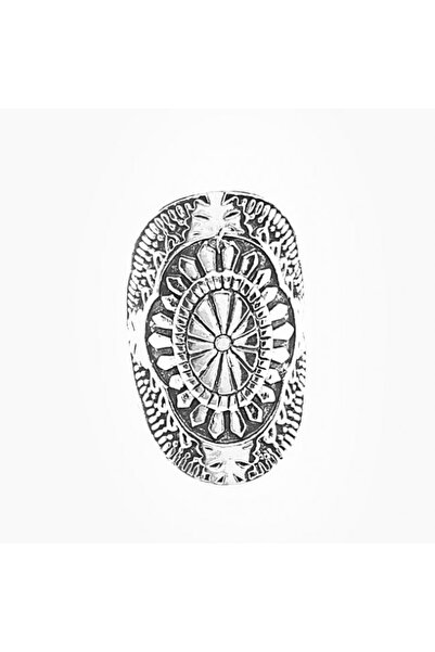 Kelan Fashion Women's Ring Vintage Antique Sun Model 17 mm