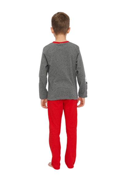 Mickey Mouse Children's pajamas, long sleeve, 100% cotton, red, Winner, Mickey Mouse