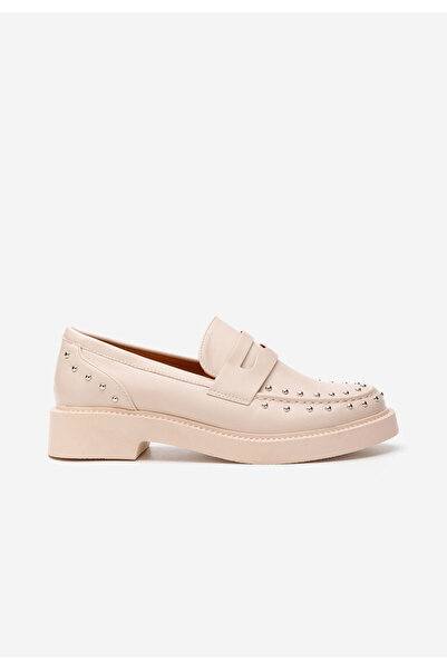 B T Shoes Béžové mokasíny dámske Kristeen