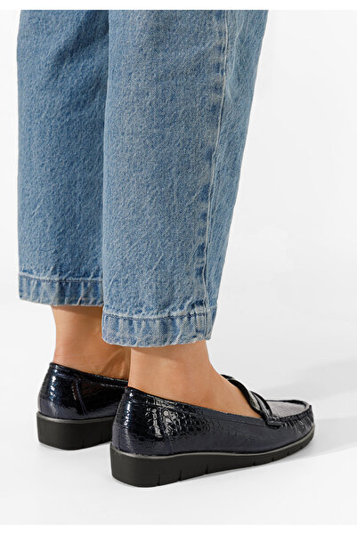 B T Shoes Μοκασίνια γυναικεια Asinia μπλε
