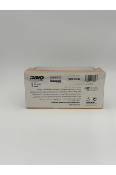Inno 64 Models Inno64 1/64 Nissan Hakotora Pick Up Truck MOTUL, yellow
