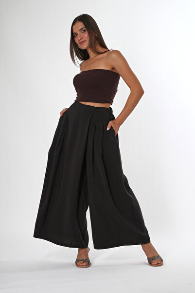 ABBRA Women's Astro Elastic Waist Trousers