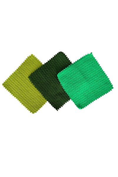 Pafuli منشفة حمام مربعة محبوكة يدويًا على شكل نجمة، مكونة من 3 قطع، باللون ال...