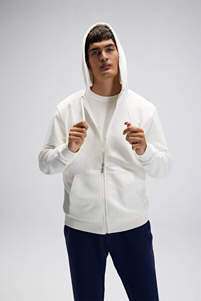 Ellesse Men's Zippered Hooded Sweatshirt Em581-Of