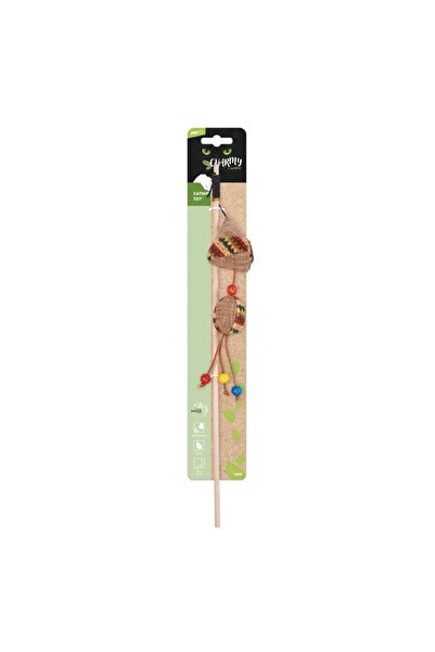 M-PETS CHARMY CONE CATNİPLİ KEDİ OYUNCAĞI OLTA BROWN