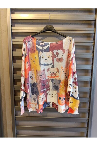 Park Moda Patterned Mercerized Blouse