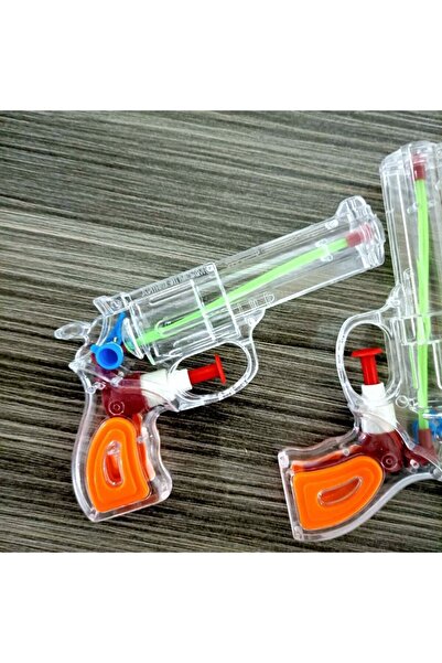 dalip Pistol cu apă, Flippy, pentru copii, plastic, 16 x 5 x 2 cm, transparent/portocaliu