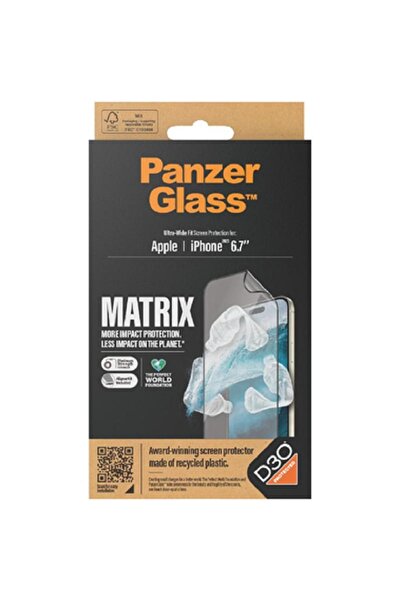 Panzer Glass واقي شاشة ماتريكس هايبرد جلاس للهواتف الذكية