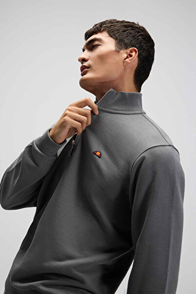 Ellesse Men's Half Zipper Sweatshirt Em580-Ant