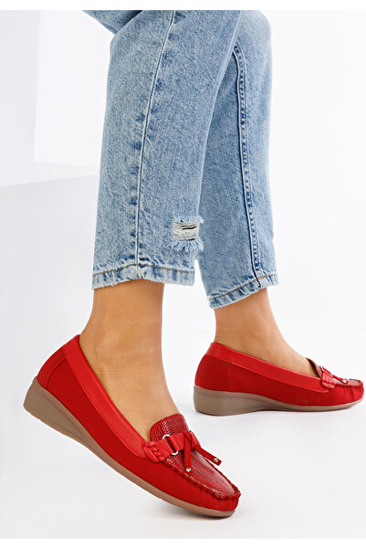 B T Shoes Γυναίκα Μοκασίνια Janetta κοκκινο