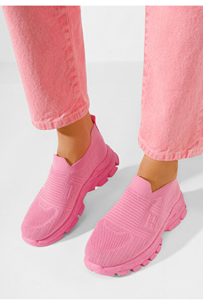 B T Shoes Γυναικεία Πάνινα Slip-on Katrine V2 ροζ