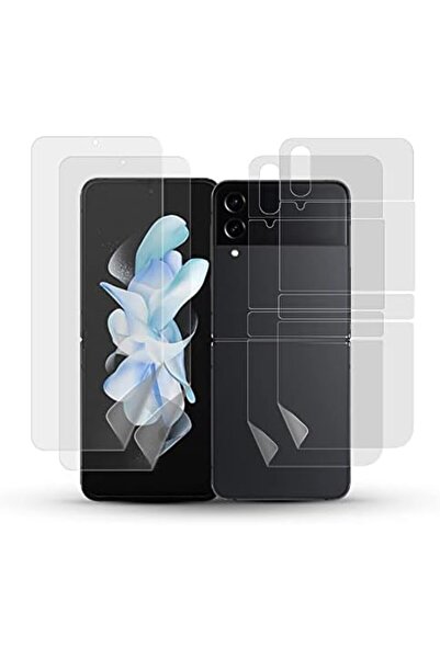 O Ozone واقي شاشة لهاتف Samsung Galaxy Z Flip 4 5G بتغطية كاملة من مادة TPU ا...