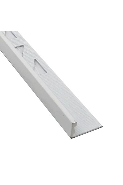 EBDAA HOME حافة سيراميك ألومنيوم باللون الأبيض 10 مم