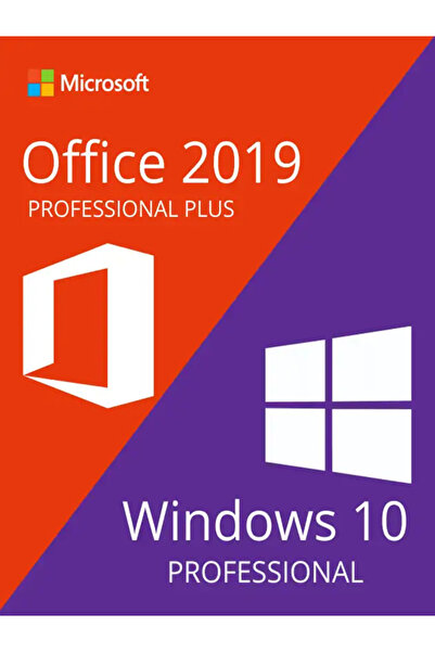 MICROSOFT Windows 10 Pro Lisans Key ve Office 2019 Ürün Anahtarı Türkçe 2025