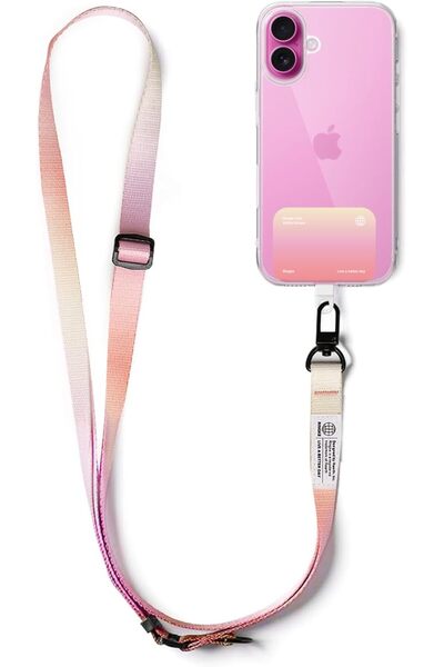 Ringke حامل مزود بخطاف كبس | جراب هاتف ذكي عالمي - ألوها غروب الشمس