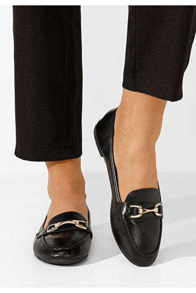 B T Shoes čierne mokasíny dámske Merra