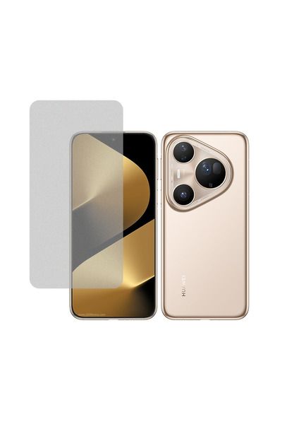 Microcase Huawei Pura 80 Ultra Tam Kaplayan Çerçeveli Mat Cam Koruma - AL3124