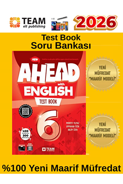 Team Elt Publishing Ahead with English 6.Sınıf 2026 %100 Yeni Maarif Müfredat...