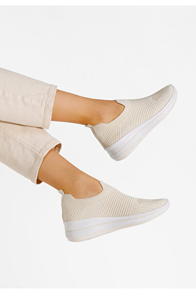 B T Shoes Γυναικεία Πάνινα Slip-On Adalia μπεζ