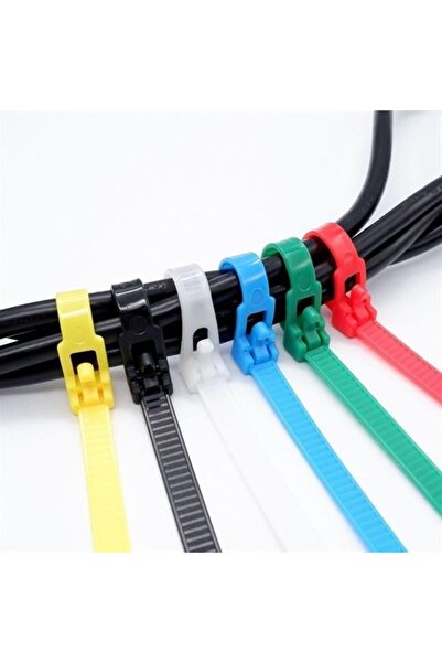 OLLEVRA مجموعة مشابك كابلات بلاستيكية مكونة من 30 قطعة، أشرطة ربط لتنظيم الكا...