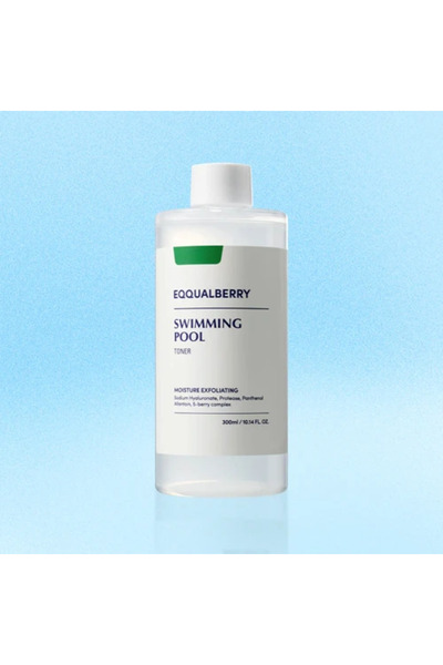 EQQUALBERRY Hydrating & exfoliating toner for the skin, Swimming Pool Toner, EQQUALBERRY, 155ml
