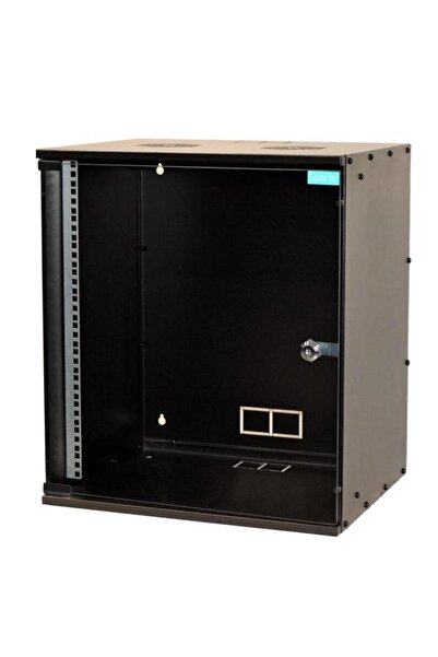 Spacer CABINET 19″ 12U, wall-mounted, Flatpack, Black