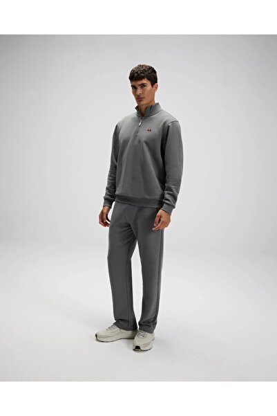 Ellesse Em580-Ant Men's Half Zip Anthracite Sweat