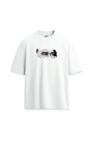 Darkia تي شيرت مطبوع بتصميم خاص بتوقيع مصطفى كمال أتاتورك للجنسين