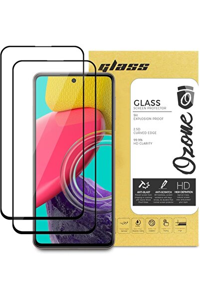 O Ozone Samsung Galaxy M53 5G Screen Protector | Tempered Glass | 2 Pack - Black