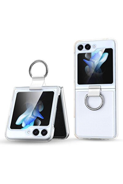 O Ozone غطاء حماية لهاتف سامسونج جالاكسي زد فليب ٥ | غطاء حماية صلب شفاف من ا...