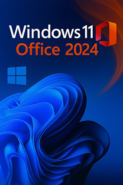 MICROSOFT Windows 11 Pro Win Lisans KEY&MS Office 2024 Word/Excel/PowerPoint Etkinleştirme Ürün Anahtarı 2025