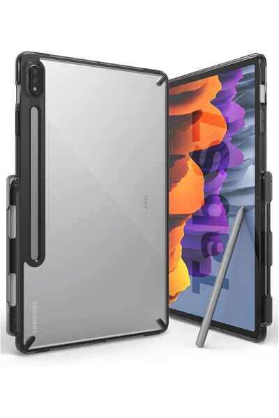 Ringke Fusion Case Compatible With Samsung Galaxy Tab S8 / S7, Clear Hard Back Shockproof Flexible T