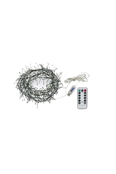 Flippy ® Cluster Linear Christmas Lights, 3 m, 100 LEDs, USB, 3V, Multicolor, 8 Modes, Remote