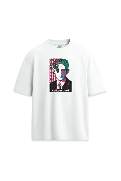 Darkia تي شيرت مطبوع بتصميم خاص من فرانز كافكا كافاكاسك للجنسين