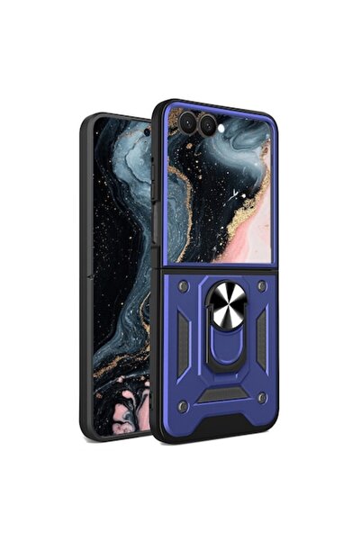 Optim Solution Husa Shutter Spate Armor Ring pentru Samsung Galaxy Z Flip7 / ...