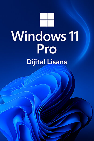 MICROSOFT Windows 11 Pro Dijital Lisans Ürün Anahtarı Key 32 - 64 Bit Destekli Türkçe 2025