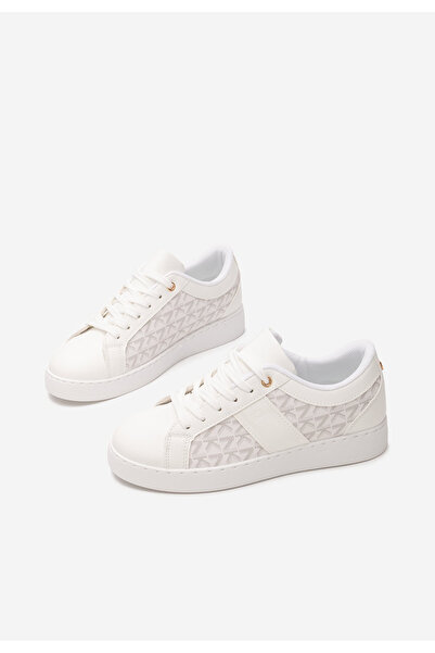 B T Shoes Bílé dámské tenisky Kivora