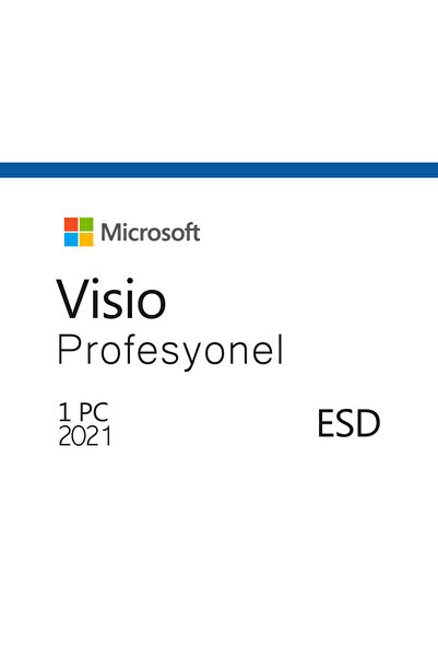 MICROSOFT VISIO PROFESSIONAL 2021 TURKCE-INGILIZCE ELEKTRONIK LISANS