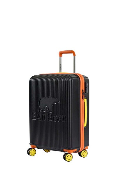 Bad Bear 64 LT Siyah Orta Boy ABS Valiz 23.01.80.002S Tekerlekli Seyahat Çantası