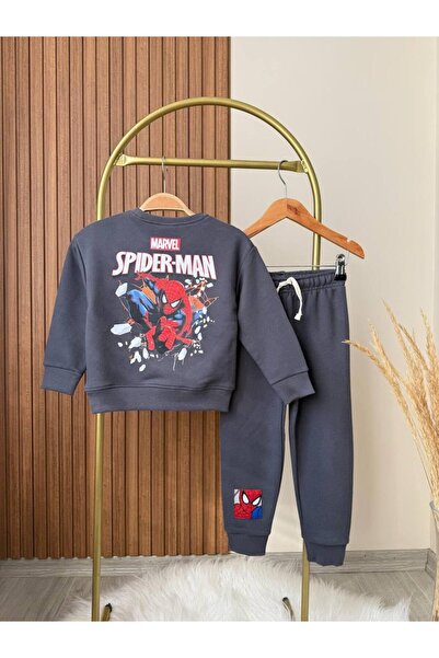 KidsSel New Season Boys Printed Cotton Fabric Bottom Top Set