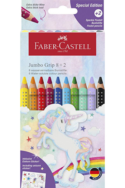 Faber Castell Faber-Castell Unicorn 8+2 Jumbo Boya Kalemi