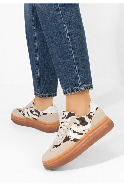 B T Shoes Sneakers dama Ryta bej