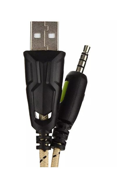 Datazone G1500 Wired Gaming Headset, Yellow Camouflage