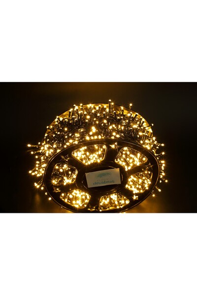 Flippy Instalație liniară de Crăciun cu transformator, 50m, alb cald, 2000 LED-uri