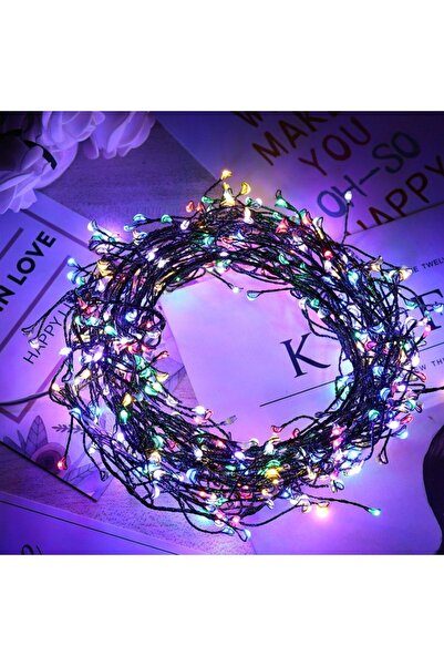 Flippy Instalație de Crăciun, Flippy, 8 Efecte, Telecomandă, 6 m, 200 LED-uri, USB, 3V, Multicolor