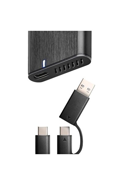 Axagon Rack extern EEM2-SB2 USB-C 3.2 Gen 2, M.2 SSD (Negru)