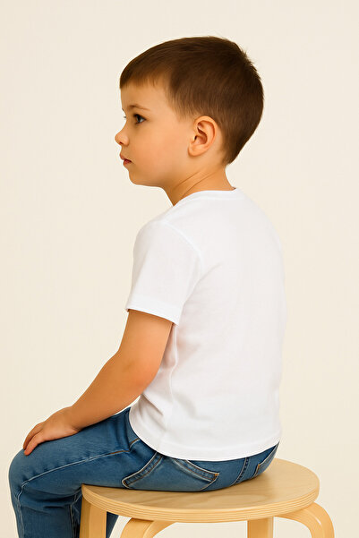 ModaPlaza Παιδικό μονόχρωμο κοντομάνικο Badi 802