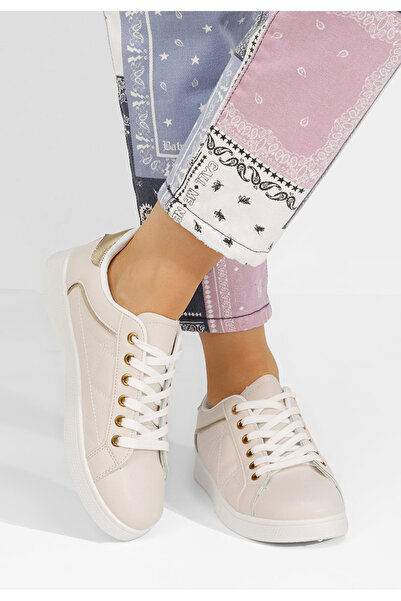 B T Shoes Sneakers γυναικεια Yvanna μπεζ
